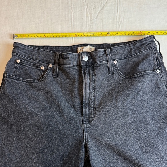 Madewell Women's Charcoal Curvy Perfect Vintage Straight Jeans Size 33 - Picture 8 of 14